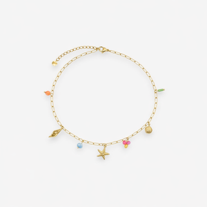Blue Charm Fusskette