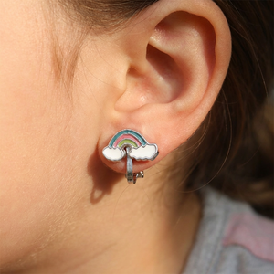 Regenbogen Ohrclip