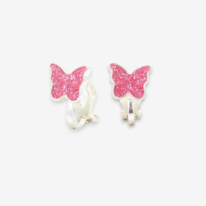 Schmetterling pink Ohrclip