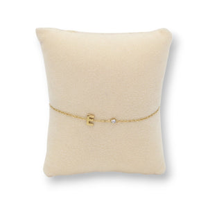 Buchstabenarmband BB