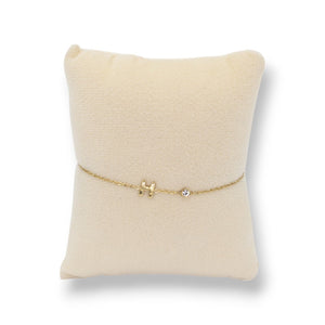 Buchstabenarmband BB