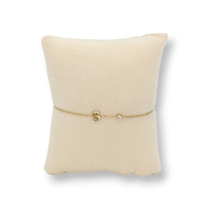 Buchstabenarmband BB