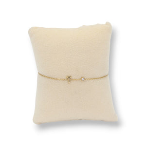 Buchstabenarmband BB