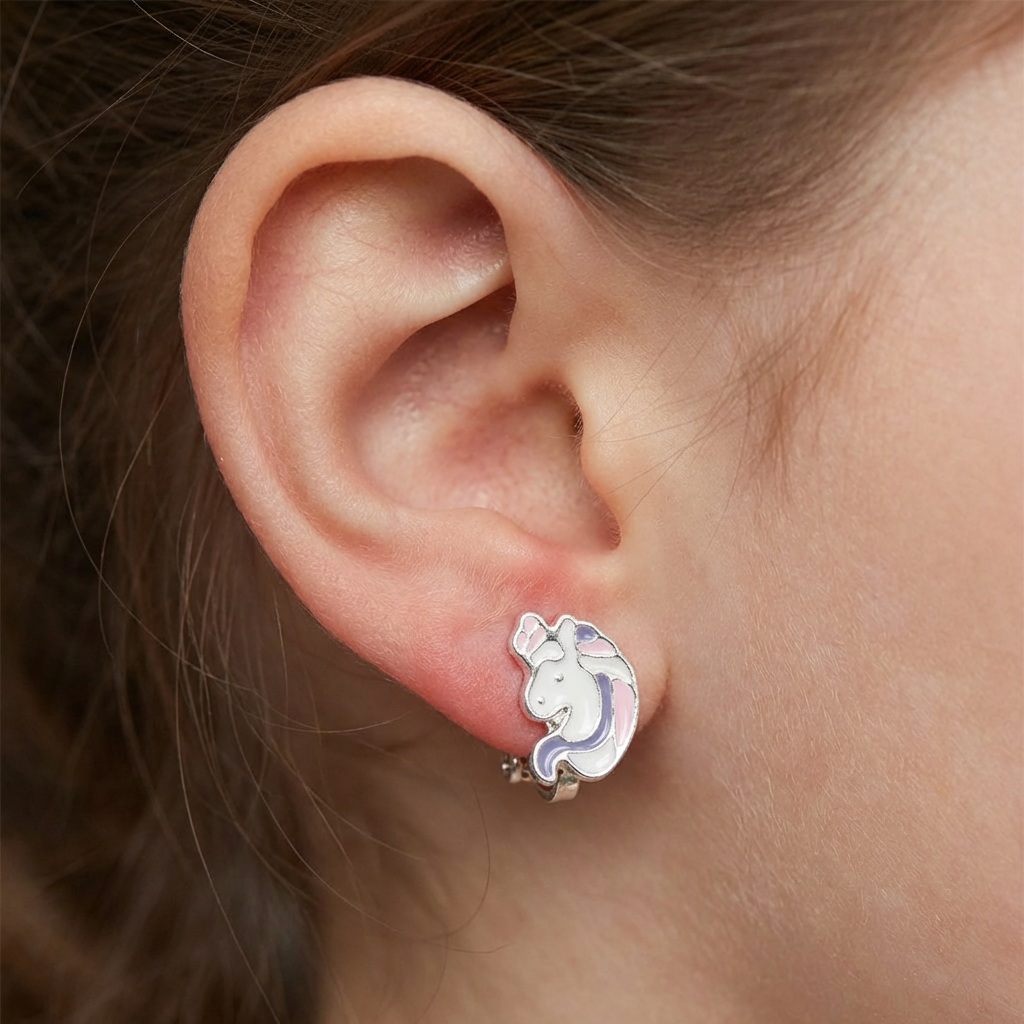 Einhorn Ohrclip