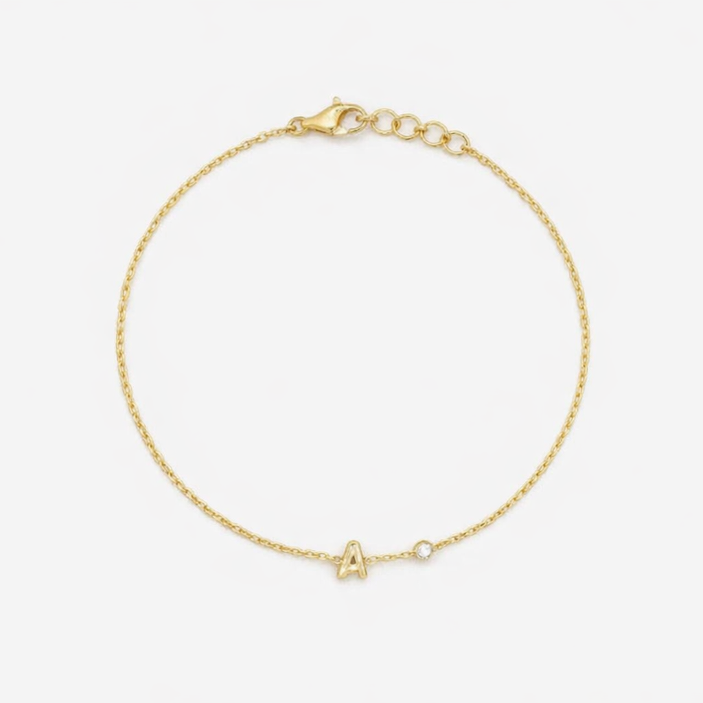 Buchstabenarmband BB