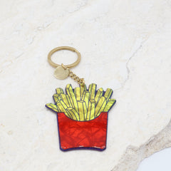 Schlüsselanhänger Pommes