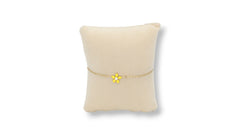 Kinderarmband Blume gelb