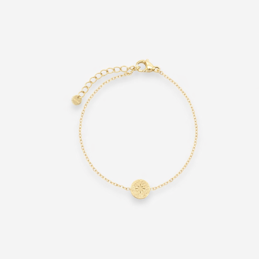 Kinderarmband Glitzerscheibe