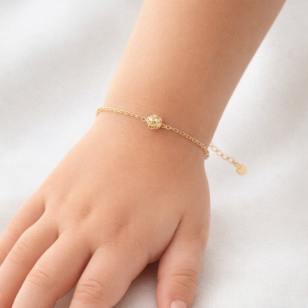 Kinderarmband Blume