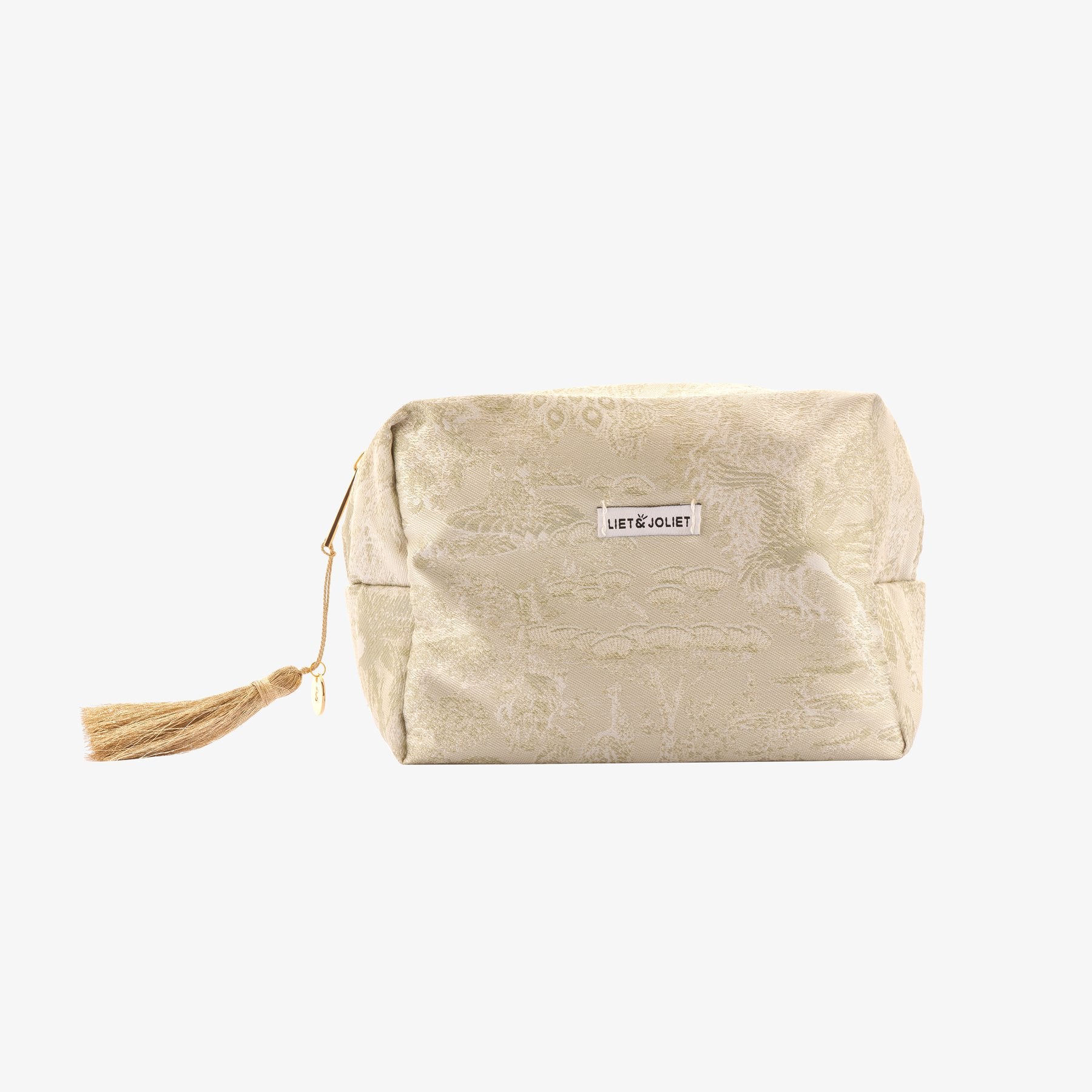 Kosmetikbeutel Blume mint